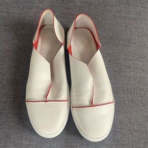 Gorgeous 100% leather slip ons.